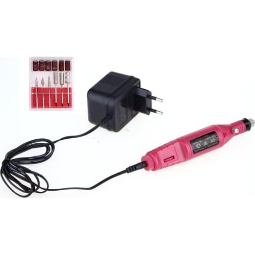 Professional Electric Nail Drill Manicure Machine Nail File Art Pen Polish Drill Equipment Tools EU Plug