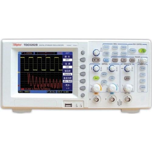 Multi triggering modes, cursor measurement functions, digital storage oscilloscopes TDO3202B