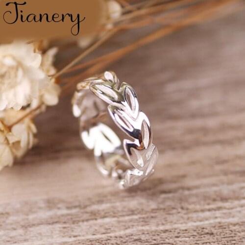 Luxury New Brand Korean Leaf Rings For Women Boho Charms Jewelry Female Engagement Ring Lover Valentines Gifts bague