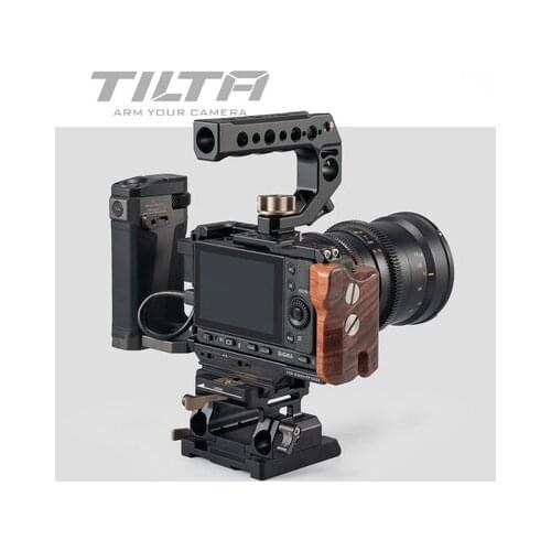 Tilta Sigma Camera Cage for Sigma FP rig DSLR Camera with Top Handle Extend Cold Shoe FP Metal cage for Microphone LED vs UUrig