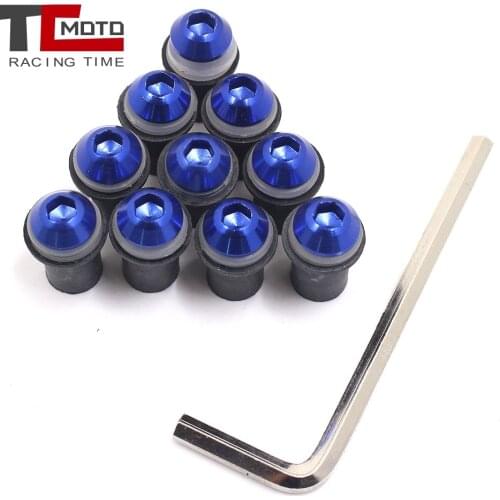 Motorcycle Windscreen Screws Windshield Bolts Fairing Mountings for Yamaha YZF R1 R6 R7 600R 750R 1000R FZ1 FZ6 FZ6R FJR1300