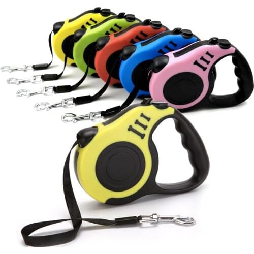 Retractable dog leash Dog harness Pet supplies Automatic telescoping puppy traction rope belt Dog leash for small medium dogs