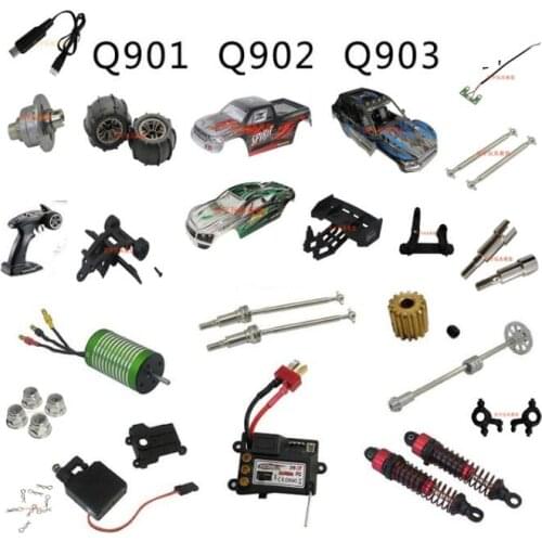 XINLEHONG XLH Q901 Q902 Q903 RC Car spare parts car shell support wing gear Swing arm Differential ESC Tire servo Drive shaft et
