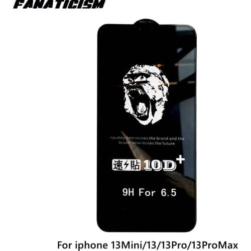 100pcs Gorilla 10D Plus Full Cover protective Tempered Glass For iphone 6s 7 8 plus SE 2020 tempered glass screen protector Film