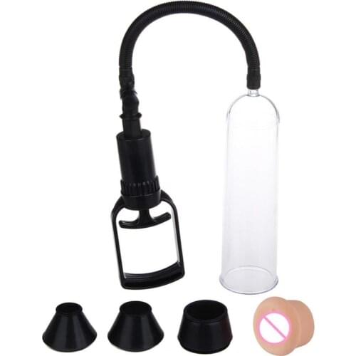 1 Set Men Erection Aid Beginner Vacuum Pump Penis Extender Stretcher Enhancer Enlarger
