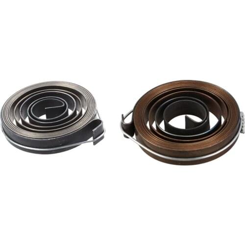 2 Pcs Drill Press Quill Feed Return Coil Spring 12Inch & 6-Inch