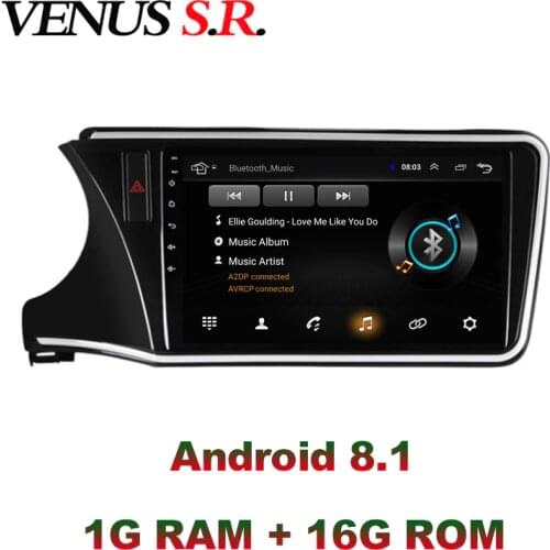 IDOICT Android 8.1 Car DVD Player GPS Navigation Multimedia For Honda CITY Radio 2014-2017 car stereo
