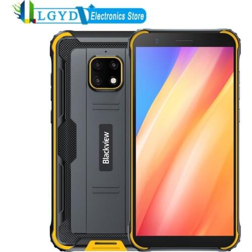 Blackview BV4900 Pro Android 10 Smartphone IP68 Waterproof 5.7 inch NFC RAM 4GB ROM 64GB Mobile Phone Dual SIM LTE 4G Cellphone