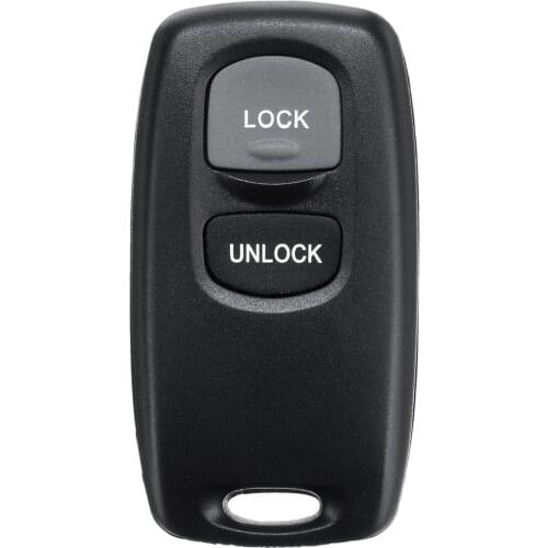 2 Buttons Remote Key Shell Case with CR2025 Battery for Mazda 3/5/6 Car
