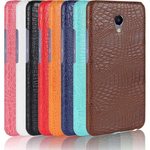 Meizu M5 Note M5Note 5.5" Case Crocodile Pattern Hard PC+PU Leather Back Cover Hard Case for Meizu M5 Note Shell Cover Protector