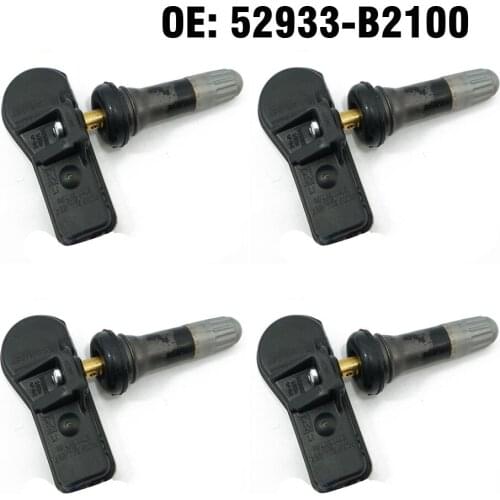 4 PCS Car Tire Pressure Monitor Sensor TPMS 52933-B2100 for Hyundai i10 for Kia Picanto Soul 2013 2014 2015 2016 2017 2018