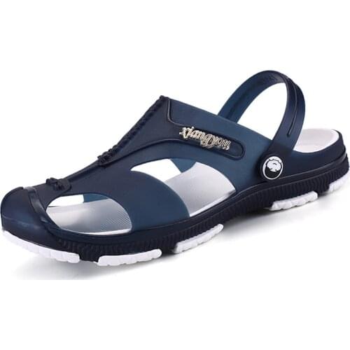 Mes Sandals 2019 Summer Sneakers For Men New Baotou Sandals Casual Fashion Sandals Men Wear Beach Shoes Non-slip Hole Shoes 305