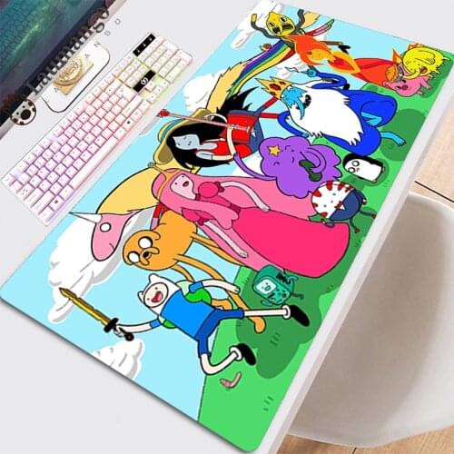 Gaming Pads On The Table Pc Extended Mouse Led Gamer Desk Mats Mause For Office Mats Custom Laptop Beautiful Adventure Time Pads