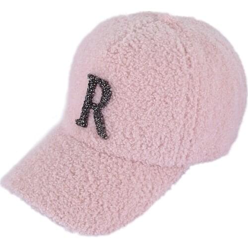 New Baseball Hat Womens Mans Autumn Winter Keep Warm Velvet Baseball Cap Thicken Plus Cashmere Outdoor Windproof Hats TG0159