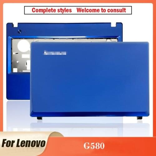 NEW Original For Lenovo G580 Laptop LCD Back Cover/Palmrest Top Case 60.4SH27.001 Blue