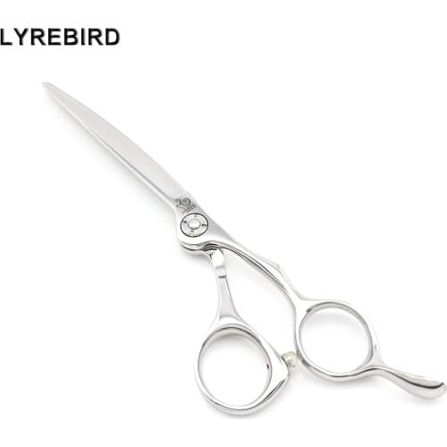 Hair Shears Sliding 5.5 INCH Barber hair scissors 9cr13 Small Scissors Precise Bearing screw Lyrebird HIGH CLASS NEW