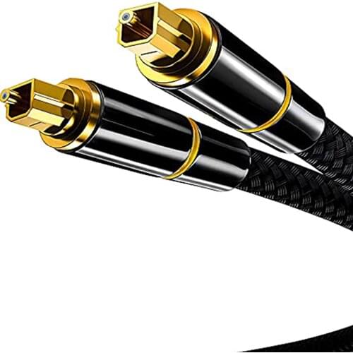 HIFI 5.1 Digital SPDIF Fiber Toslink Optical Audio Cable 1m 2m 8m 10m15mfor TV box PS4 Speaker Wire Soundbar Amplifier Subwoofer