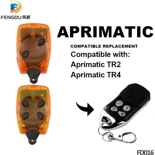 5PCS Aprimatic TR2 TR4 Compatible Remote Control Suits Swing & Sliding Gate Openers 433mhz