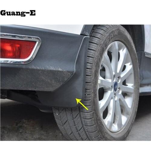 Car Cover Plastic Fender Soft Mudguard Protection Flap Splash Mud Guard Frame 4Pcs/Set For Ford Kuga Escape 2013 2014 2015 2016