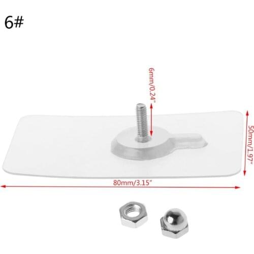 Strong Self Adhesive Screw Hook Wall Mouted Stainless Steel Seamless Shelf Hanger