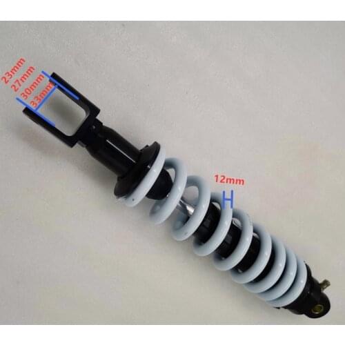 12mm spring 370mm 380mm/400mm Motorcycle Shock Absorber Fork Clevis for Honda CRF250L Yamaha Suzuki QUAD DIRT BIKE ATV