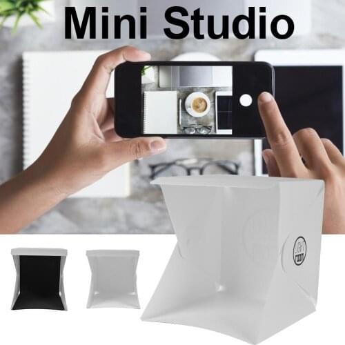 Mini Folding Photography Studio Soft Box Lightbox Softbox Background Kit Tabletop Shooting Tent Box For Items Display Drop Ship