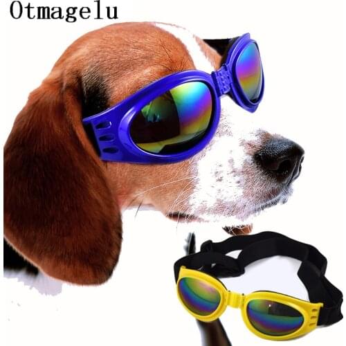 Foldable Pet Dog Glasses Medium Large Dog Pet Glasses Pet Eyewear Waterproof Protection Goggles Cat UV Sunglasses Pet Decoration