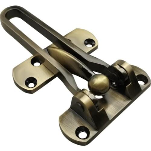 Zinc alloy buckle door lock door lock anti-theft buckle home cabinet lock home hotel security hardware tools