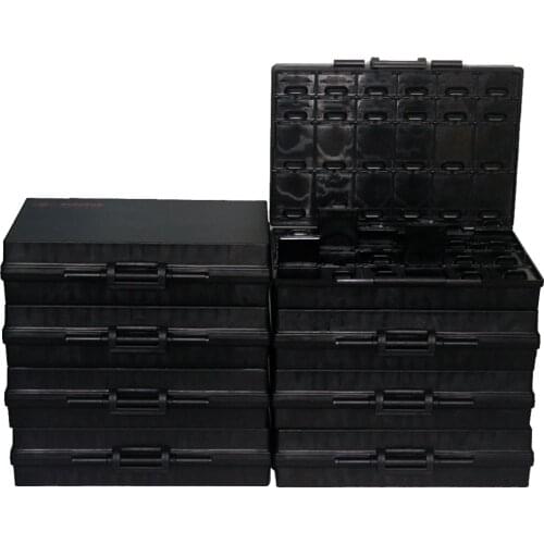 AideTek plastic storage safe Enclosure for surface mount components 1206 0805 0603 0402 BOX chips diodes transistor 8BOXALL48AS