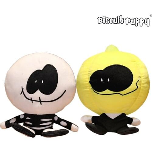 10/30CM Friday Night Funkin Monster Plush Toy Anime Spooky Month Skid and Pump Lemon Demon Soft Stuffed Doll Baby Children Gift