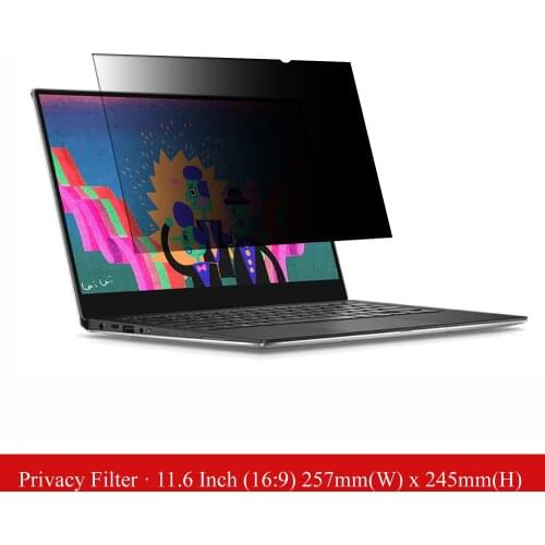 11.6 inch Anti-Glare Laptop Privacy Filter Screen Protector Film for Computer Monitor Widescreen 16:9 Aspect Ratio