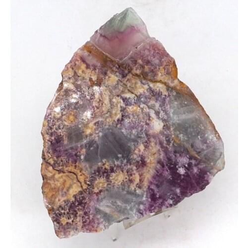 424g Natural Purple Fluorite Crystal Energy Raw Materials Decoration Specimen