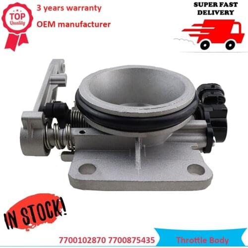 Brand New 7700102870 7700875435 Air Intake System Throttle Sensor Throttle Body 1161192787R for Renault Megane Car Clio II 1.6