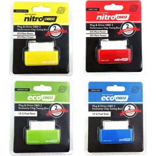 Car Fuel Saver ECO OBD2 Performance Chip Tuning Box More Power Torque Fuel Saving Auto Accessoires Protection Increase Prower