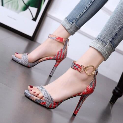 Summer fashion high heel sandals women sexy party open toe sandals for women shoes 2021 platform heels sandals women