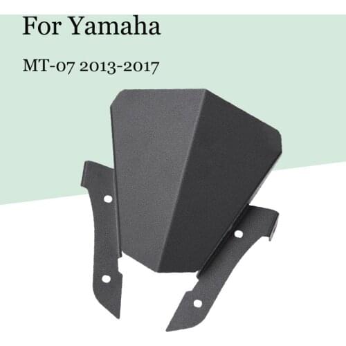 For Yamaha Mt07 MT-07 2013-2017 Motorcycle Modified Windshield Small Fan Housing Windscreen Motorcycle Fairing Accessories