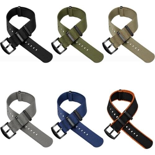 High quality NATO nylon watchband for Omega Seamaster Speedmaster Rox Mido Seiko wristband 20mm 22mm