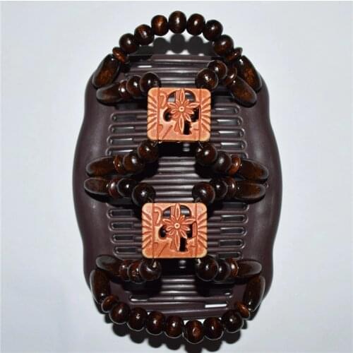 Classical beads comb 100 pcs/lot royal pattern work lady hair accessory Easy to Use