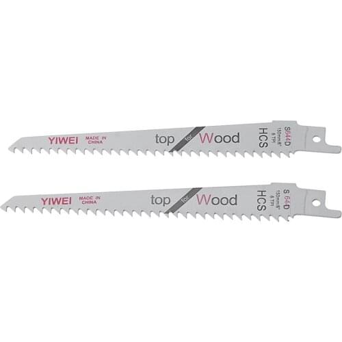 2Pcs 6” Blades Reciprocating Saw Sharp S644D Extra Sabre Pruning For Wood Safety