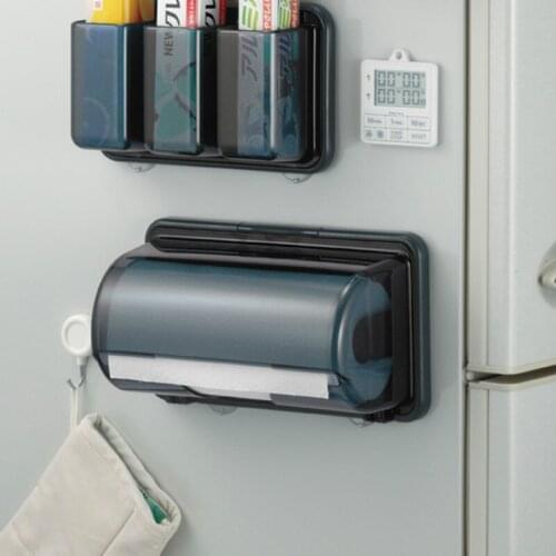 Creative Storage Rack Free Punch Tissue Box Household Necessities Kitchen Accessories Hanging Rack Kitchen