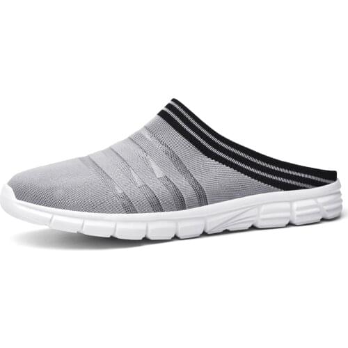 Big Size 46 Unisex Sneakers Women Comfortable Mesh Running Shoes Men Breathable Female Sports Sneaker Slip on Sport Shoes Cheap