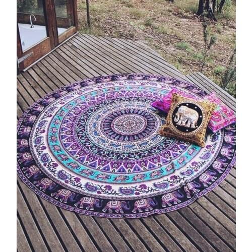 Quicky-dry Outdoors Mat Lightweight Swimming Shawls 150cm Beach Large Sport Camping Lawn Mat Super Thin Portable Seaside Cloth