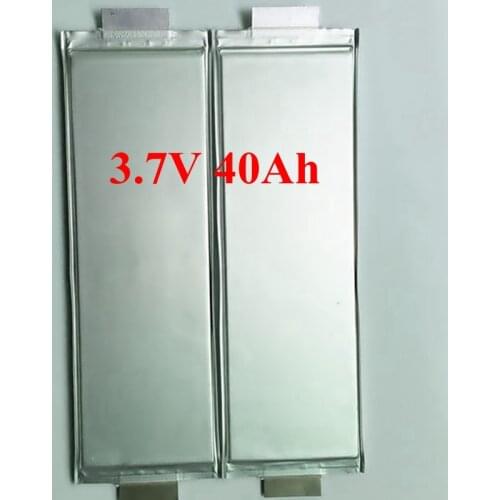 2pcs 3.7V 40AH Lithium Polymer Battery 3.7v 40ah Li-po Battery Pack for 12V 24v 36V 48v 60V 72V Motorcycles Electric Bike