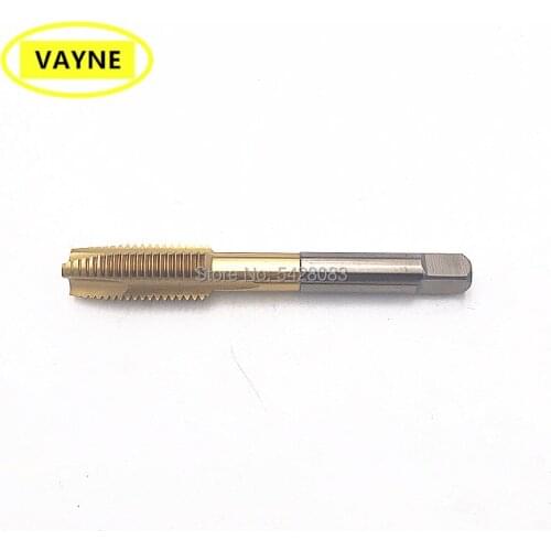 VAYNE HSSE Metric Spiral Pointed Taps with Tin Coated M11*1.5 M12X1.75 machine Fine Thread screw tap M11M12*0.5/0.75/1/1.25/1.5