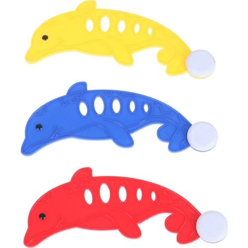 New3Pcs/Set Underwater Swim Pool Diving Toys Summer Swimming Dive Toy Sets Water Rings,Diving Dolphins Fish & Balls