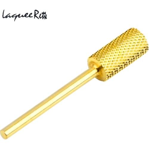 New Gold Nail Drill Bit For electric manicure machine accessories Nail Art Tools Electric Manicure Cutter Nail Files
