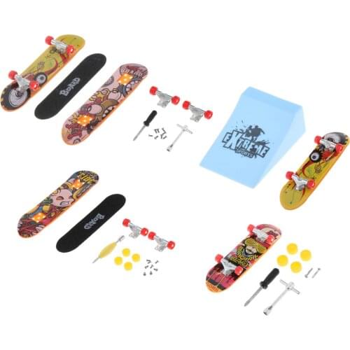 Professional Mini Fingerboards, ABS Plastic Assembly/Disassemble Skateboard