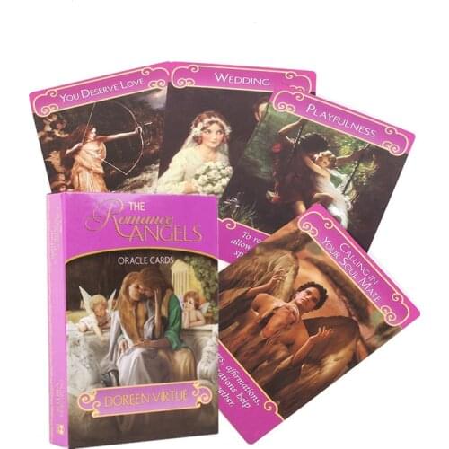 The Romance Angels Oracle Cards English Read Fate Board Game Oracle Playing Card Deck Games For Party Personal Entertainment