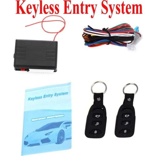 Quality car keyless entry system with remote lock unlock, remote trunk release central door lock locking DC12V Car Intelligent S