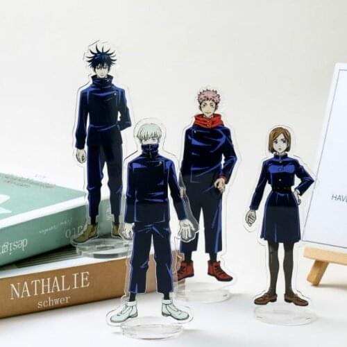 1 Pcs Cartoon Anime Jujutsu Kaisen Acrylic Figure Stand Model Plate Desk Decor Cosplay Action Figure Toys Kids Gift